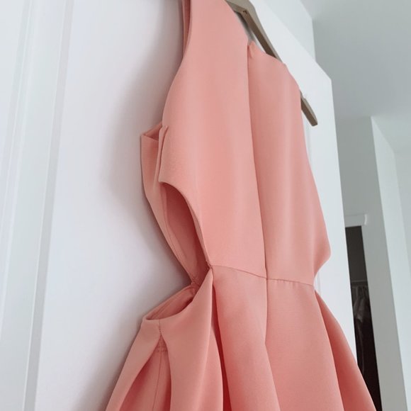 NWT Halston Heritage Women's Cut Out Flared Dress - Picture 5 of 7